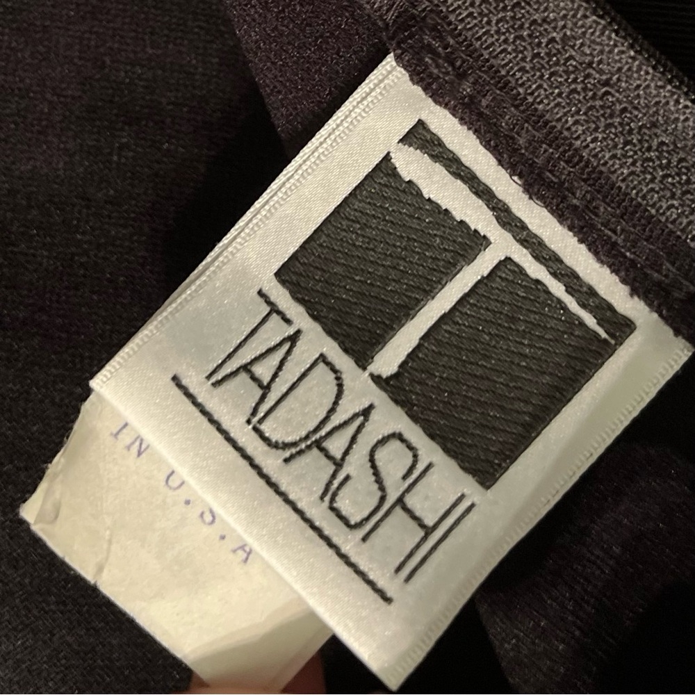 Tadashi Shoji Vintage Black Holiday Cocktail New Years Mini Dress Size Small - Picture 6 of 12